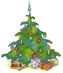 Cliparts Kerstmis Kerst bomen 