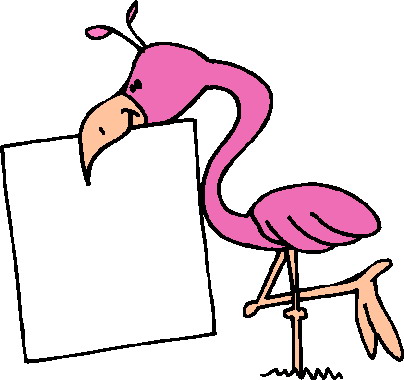 german flamingo clipart
