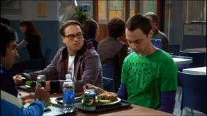 Big Bang Theory GIF. Films en series Gifs Big bang theory Zwart en wit 