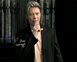 David Bowie GIF. Beroemdheden Artiesten Gifs David bowie Ander Fotoset 00s 