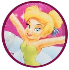 Tinkerbell Glitter plaatjes 