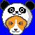 Dieren Panda Icon plaatjes 