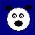 Dieren Panda Icon plaatjes 