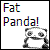 Dieren Panda Icon plaatjes Fat Panda