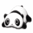 Dieren Panda Icon plaatjes 