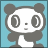 Dieren Panda Icon plaatjes 