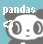 Dieren Panda Icon plaatjes 