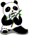 Dieren Panda Icon plaatjes 