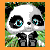 Dieren Panda Icon plaatjes 