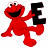 Sesamstraat Icon plaatjes Elmo 