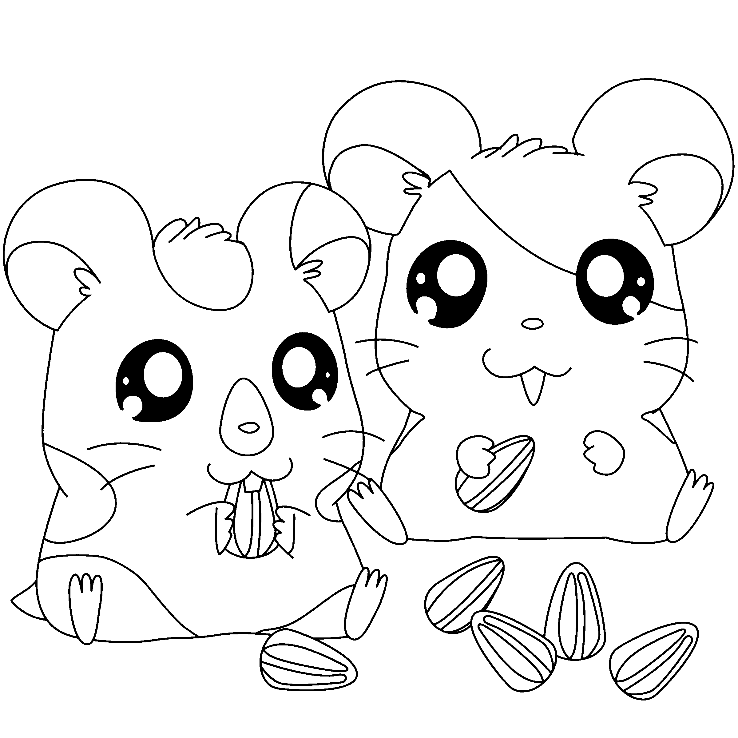 Hamtaro Kleurplaat Tv Series Kleurplaat » Animaatjes.nl