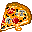 Eten en drinken Mini plaatjes Pizza Punt Mini Klein
