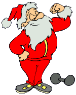 Kerstmannen Plaatjes Kerstman Bodybuilder