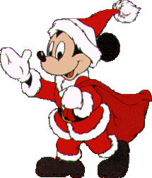 Kerstmannen Plaatjes Kerstman Mickey Mouse