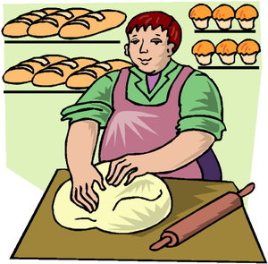 clipart bakker