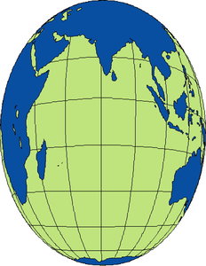 Cliparts Geografie Wereldbollen 