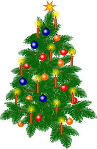 Cliparts Kerstmis Kerst bomen 