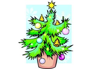 Cliparts Kerstmis Kerst bomen 