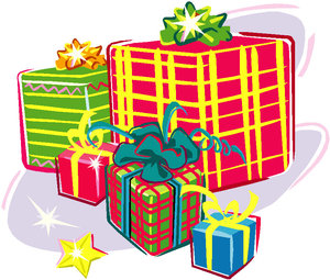 Cliparts Kerstmis Kerst cadeaus 