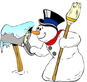 Cliparts Kerstmis Kerst sneeuwpoppen 